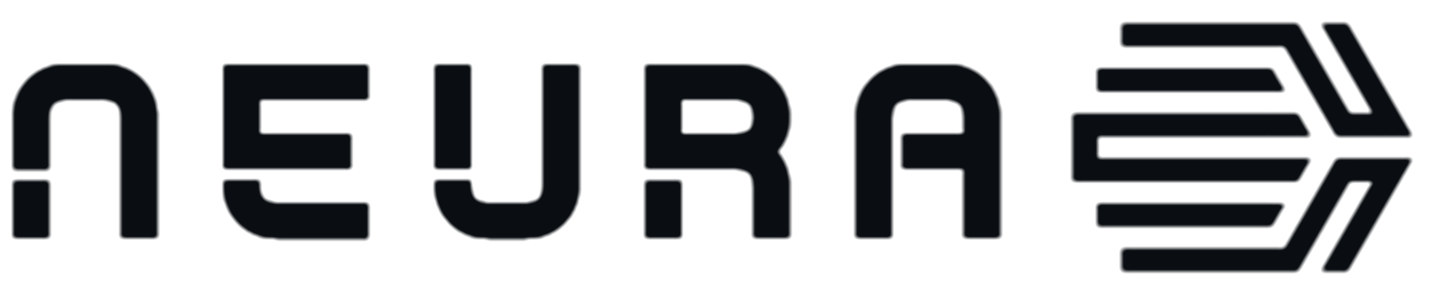 Neura logo — black on paper